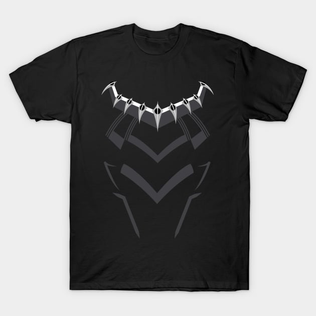 Black Panther Markings T-Shirt by Lupa1214